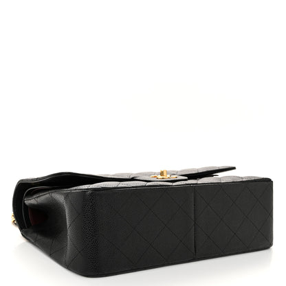 Chanel Caviar Quilted Jumbo Double Flap Black 4 of 11