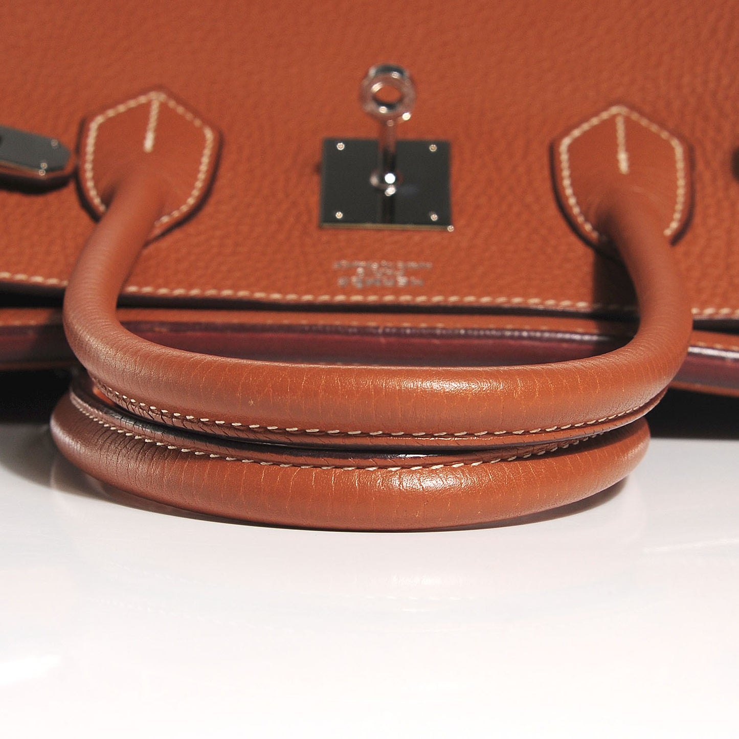 Taurillon Clemence Birkin 35 Gold