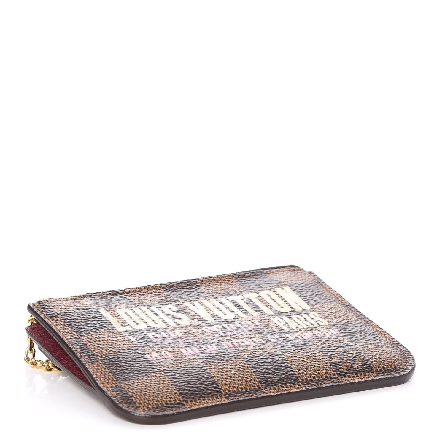 Louis Vuitton Damier Ebene Scribe Affiche Key Pouch 4 of 7