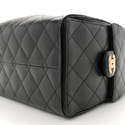 Chanel Caviar Quilted Small Chanel 25 Handbag Black 10 of 10