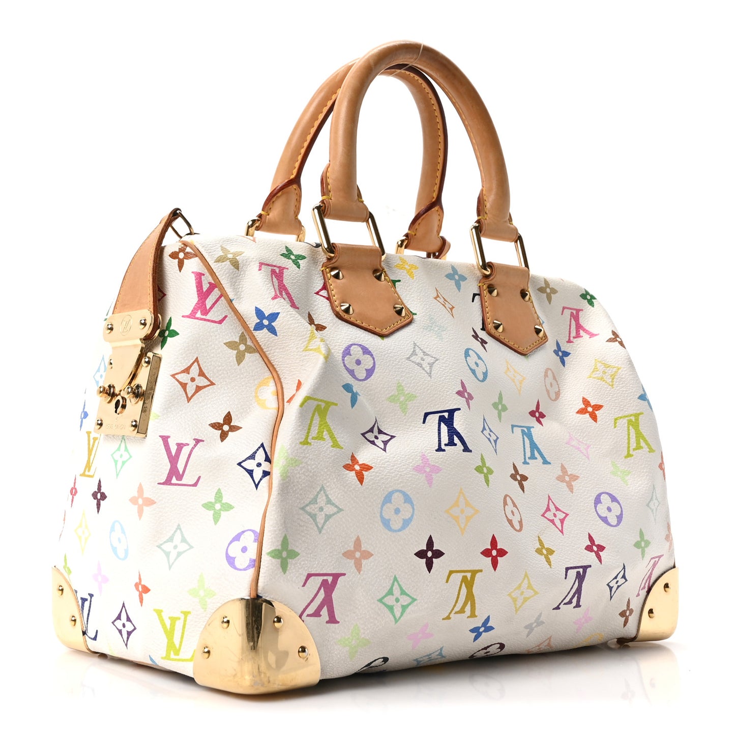 Monogram Multicolor Speedy 30 White