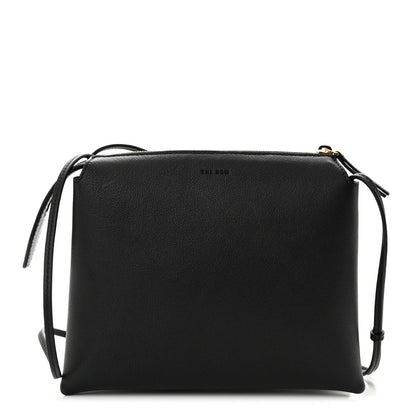 The Row Grained Calfskin Mini Nu Twin Bag Black 1 of 9