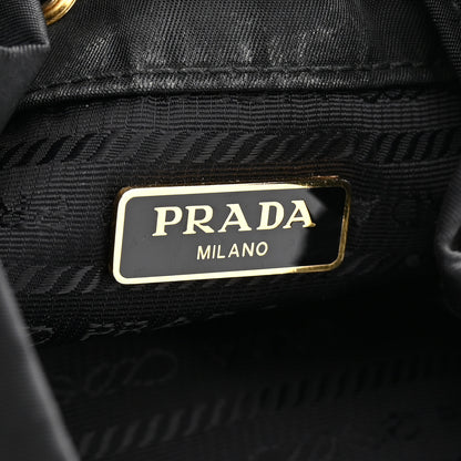 Prada Re-Nylon Duet Drawstring Shoulder Bag Black 6 of 10