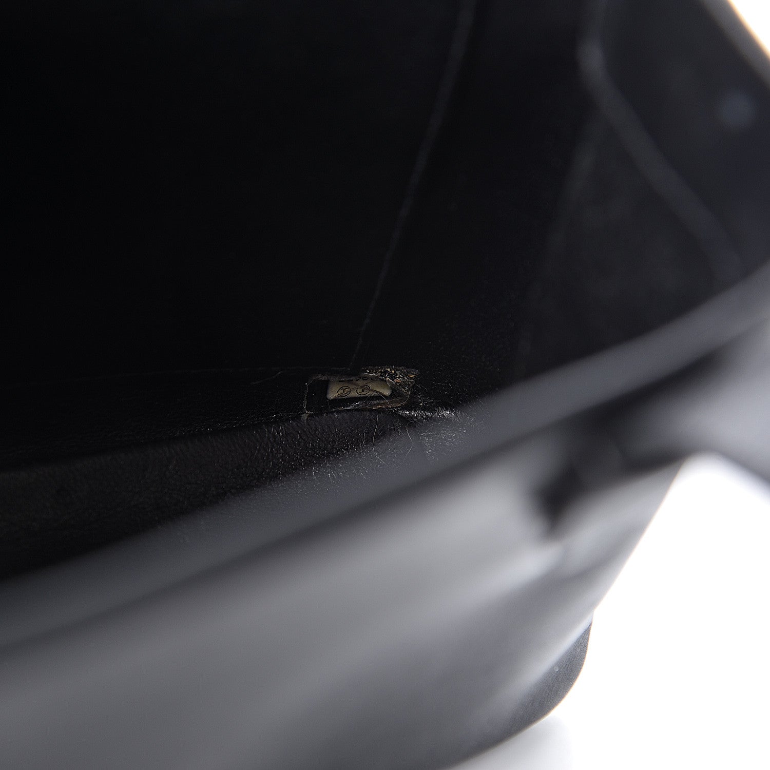 Chanel Calfskin Logo Shoulder Bag Black 7 of 14