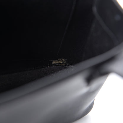 Chanel Calfskin Logo Shoulder Bag Black 7 of 14