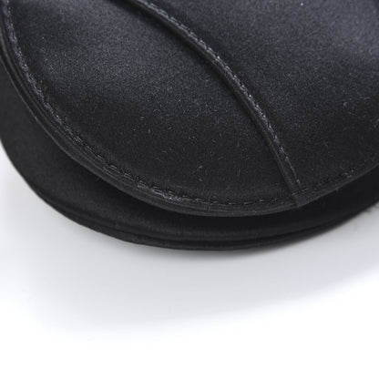 Christian Dior Satin Crystal Mini Saddle Bag Black 10 of 10