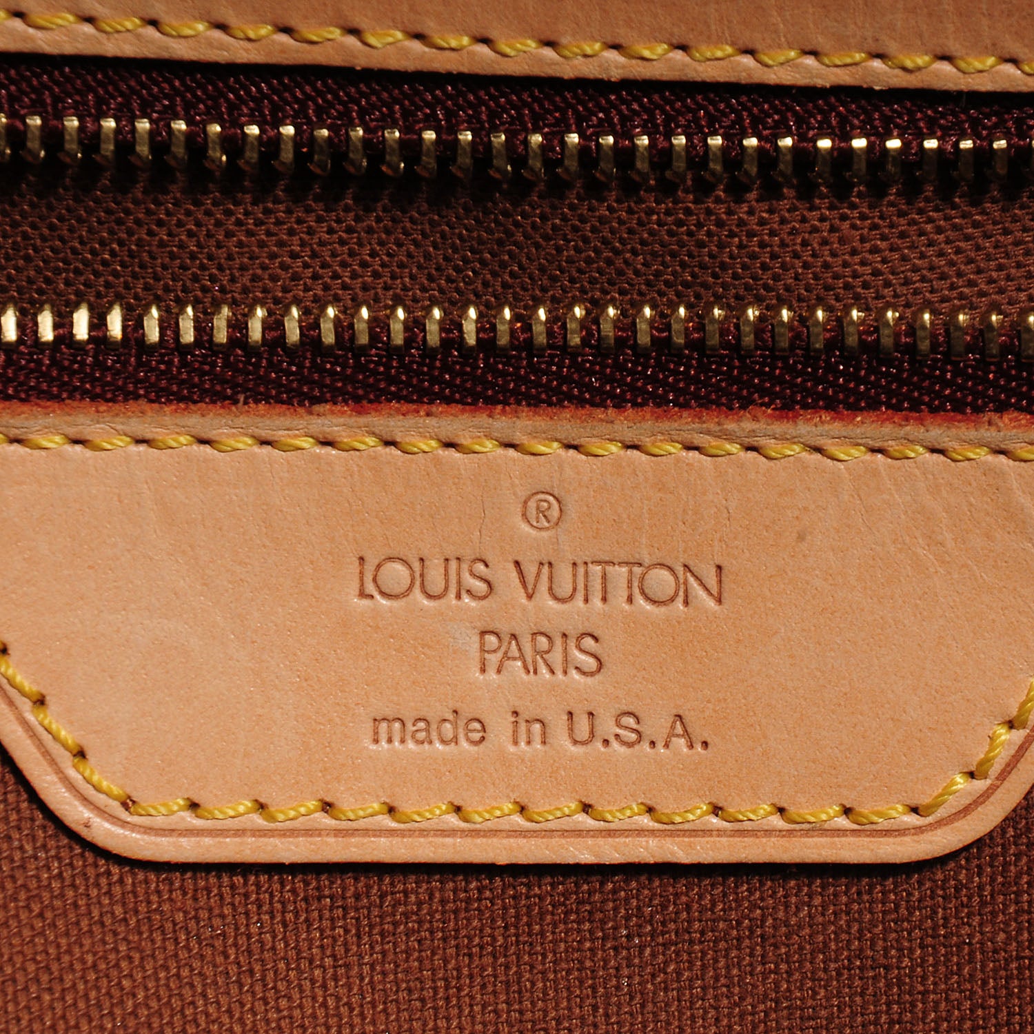 Louis Vuitton Monogram Cabas Mezzo 8 of 9