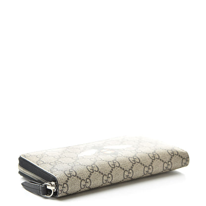 Gucci GG Supreme Monogram Bee Zip Around Wallet 4 of 8