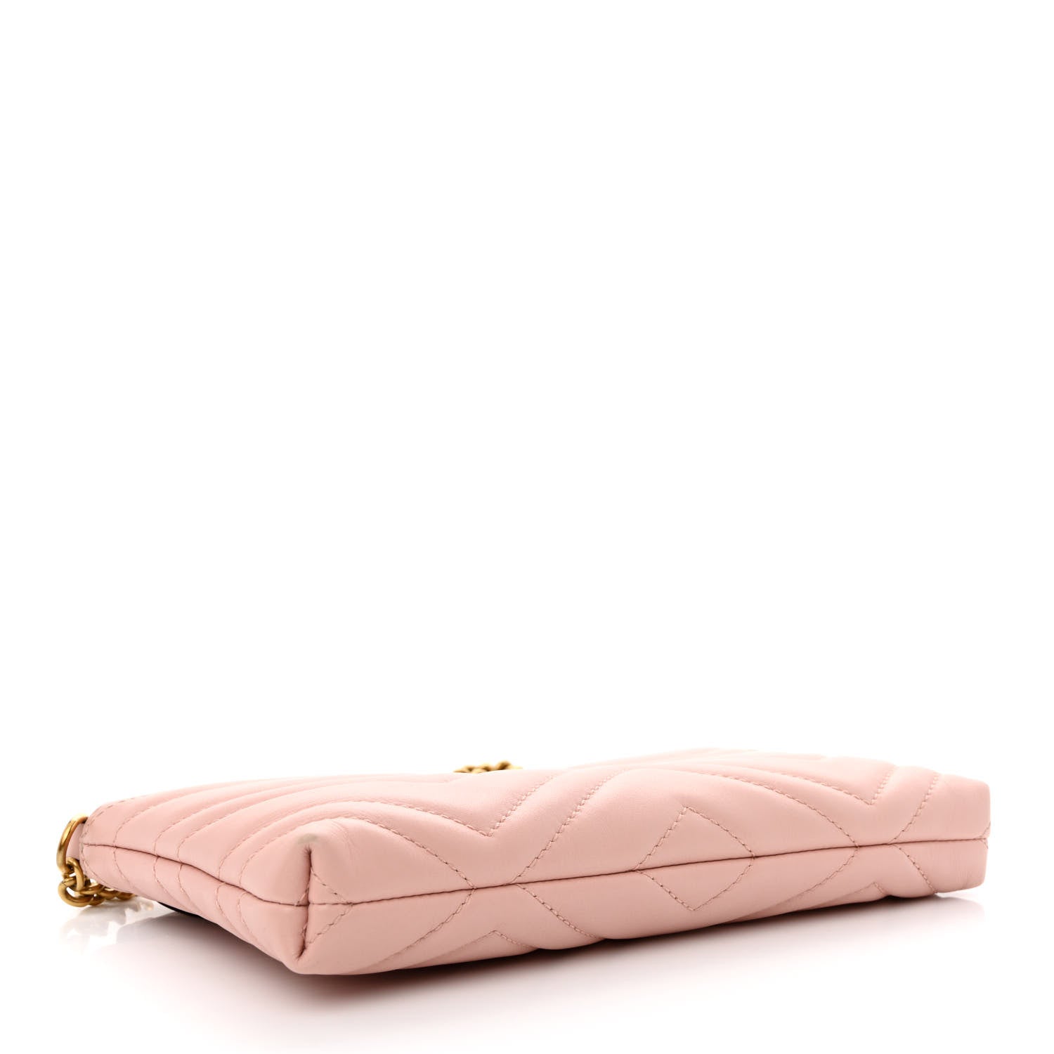 Gucci Calfskin Matelasse Mini GG Marmont Chain Bag Perfect Pink 4 of 12