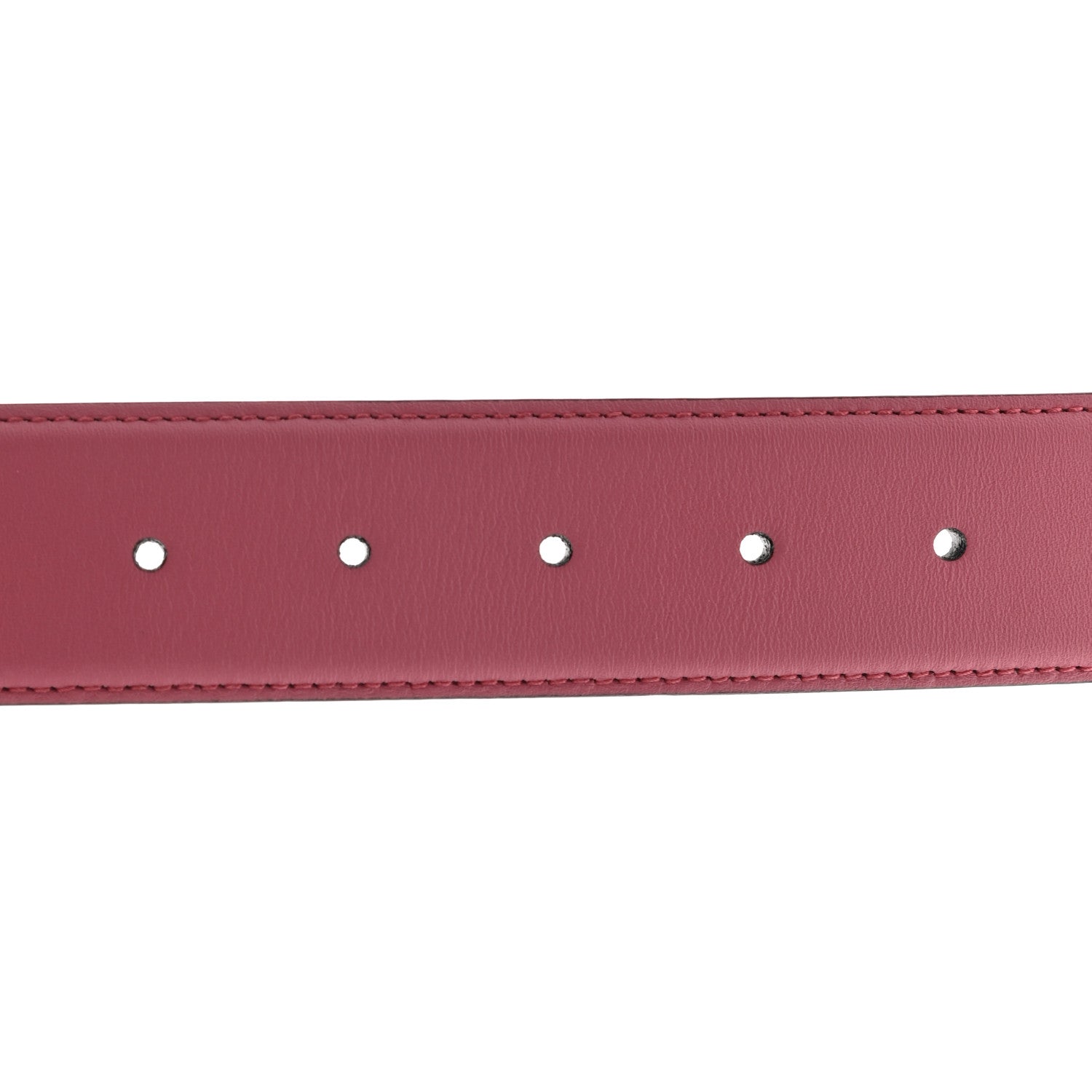 Gucci Moon Calfskin Interlocking G 37mm Belt 80 32 Glossy Pink 4 of 5