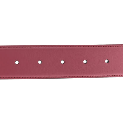 Gucci Moon Calfskin Interlocking G 37mm Belt 80 32 Glossy Pink 4 of 5