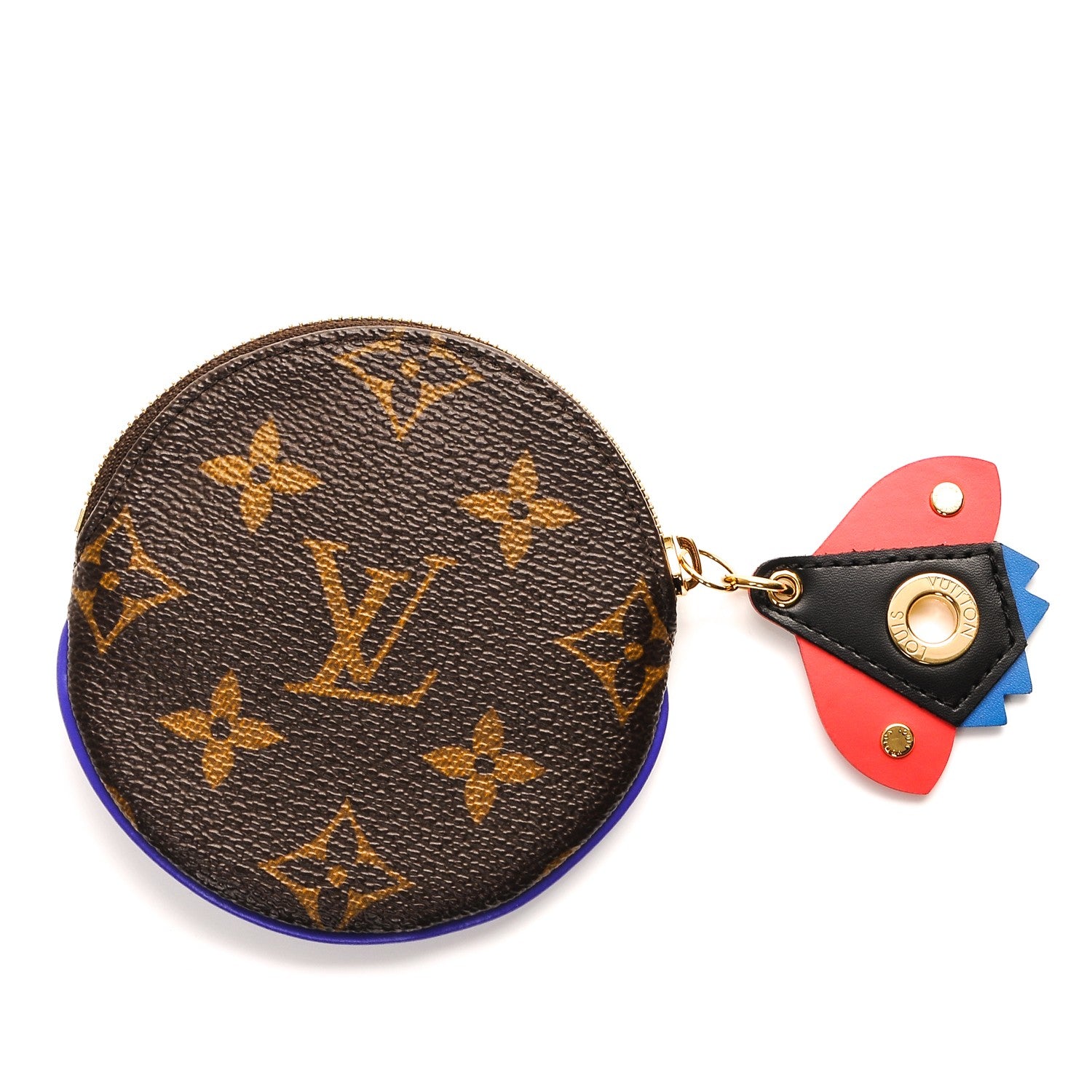 Louis Vuitton Monogram Totem Round Coin Purse Magenta 3 of 5
