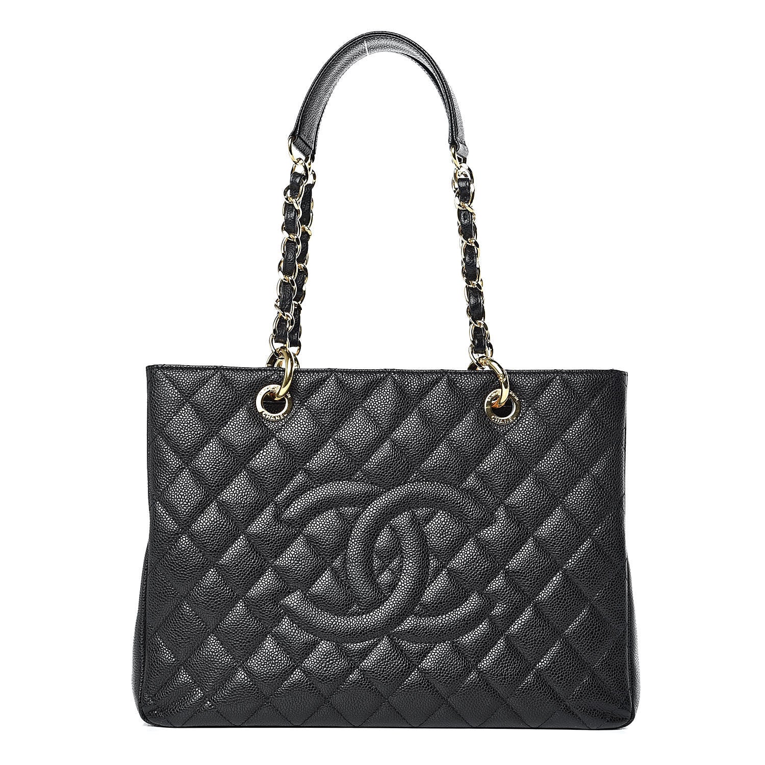 Chanel Caviar Quilted Grand Shopping Tote GST Black 1 of 19