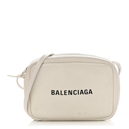 Balenciaga Calfskin Logo S Everyday Camera Bag White 1 of 18