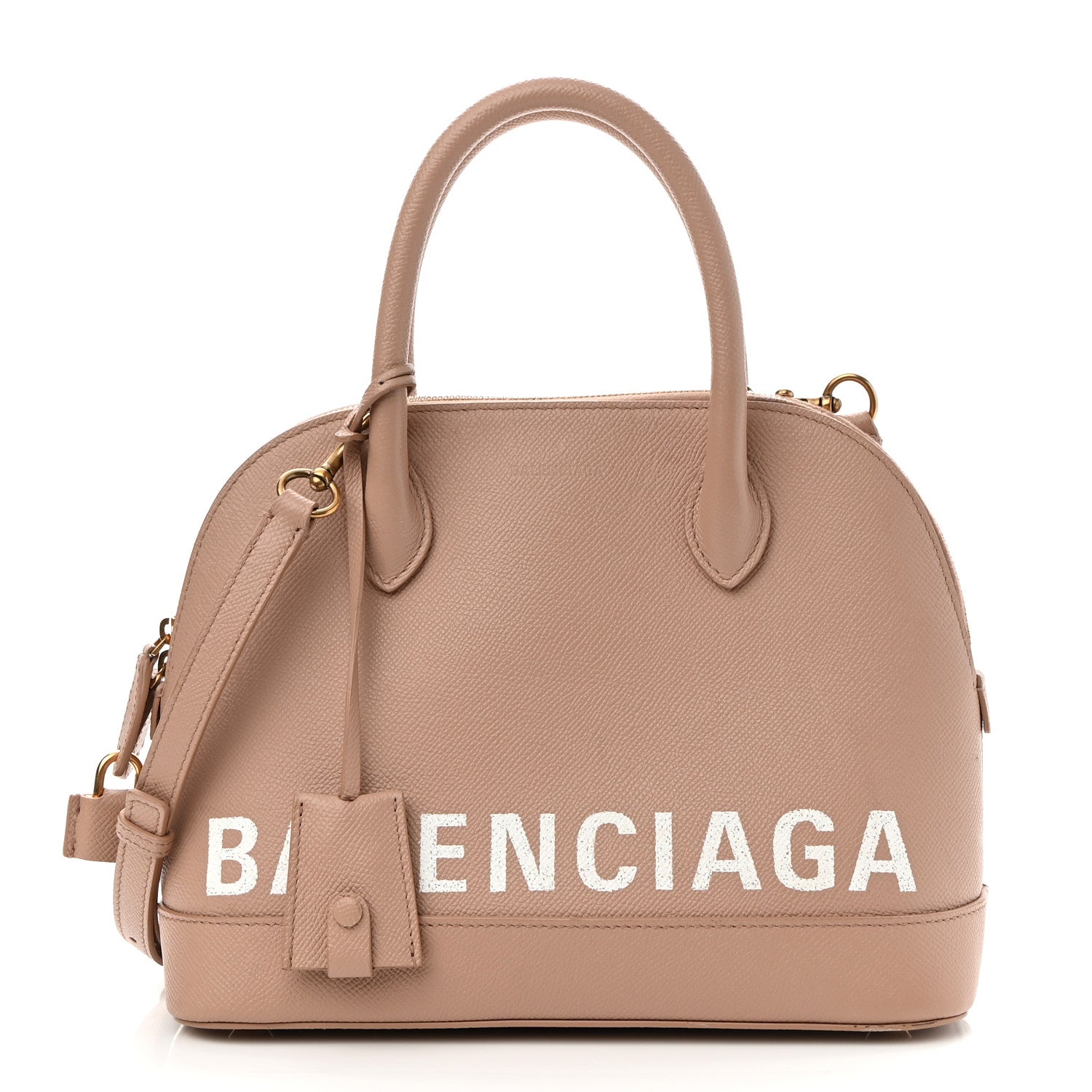 Balenciaga Grained Calfskin S Ville Top Handle Bag Beige Tapioca 1 of 10