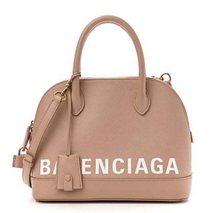 Balenciaga Grained Calfskin S Ville Top Handle Bag Beige Tapioca 1 of 10