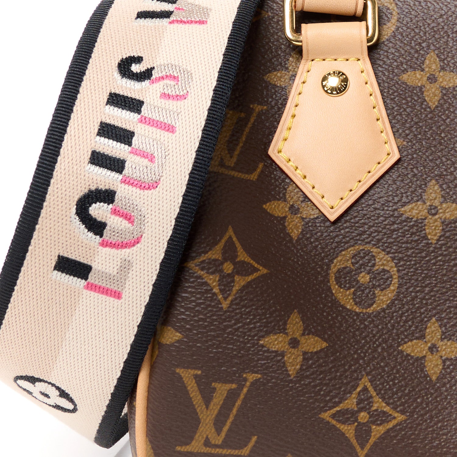 Louis Vuitton Monogram Speedy Bandouliere 20 Black 7 of 9