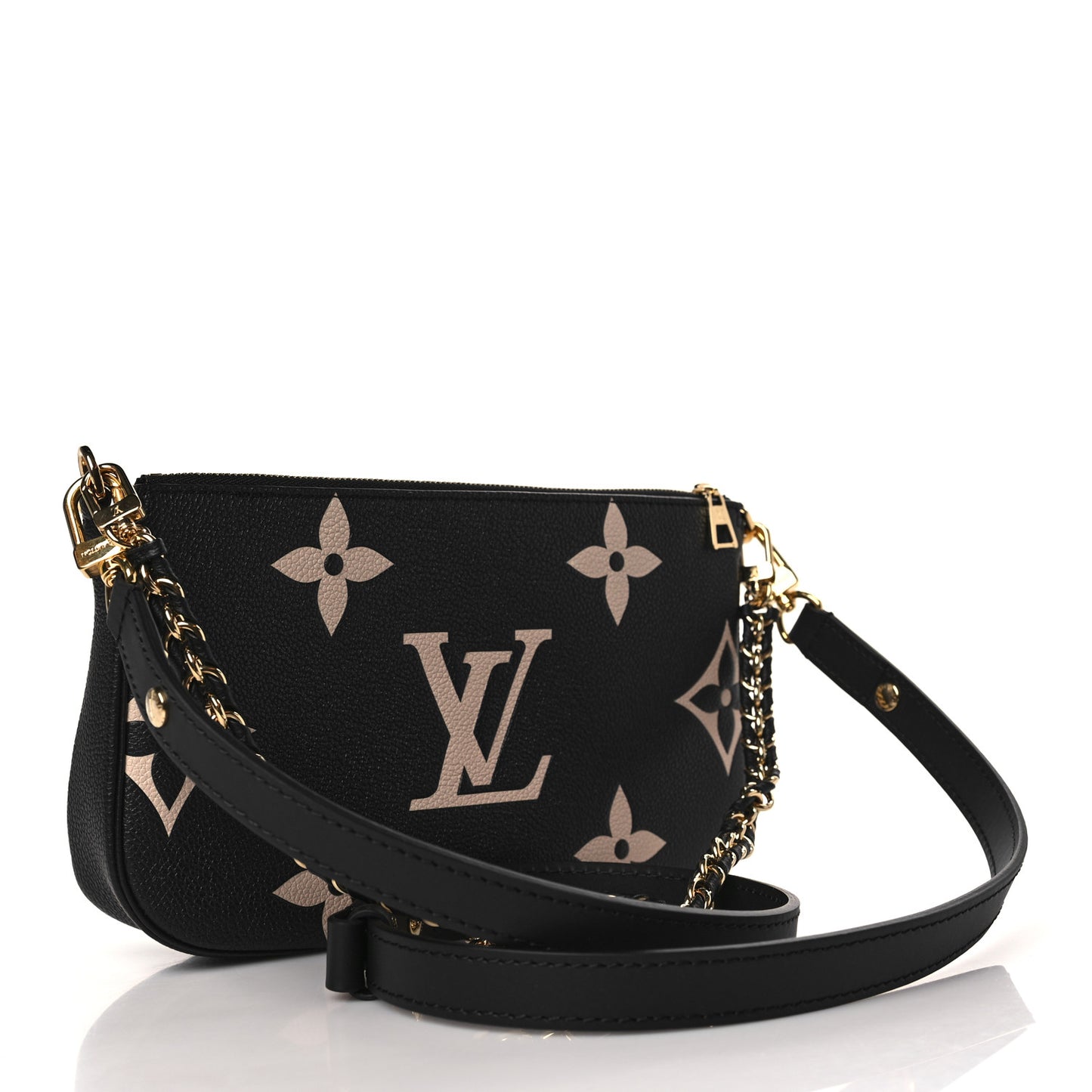 Empreinte Monogram Giant Multi Pochette Accessories Black Beige