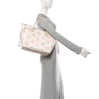 Louis Vuitton Monogram Giant By The Pool 2.0 Neverfull MM Beige 2 of 10