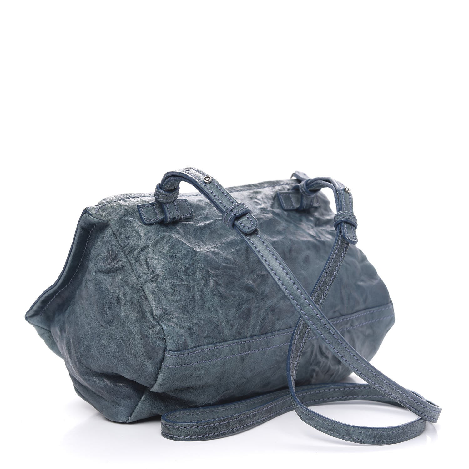 Givenchy Tumbled Sheepskin Mini Pandora Mineral Blue 3 of 12