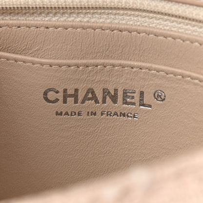 Chanel Tweed Quilted Mini Rectangular Flap Light Pink Black 6 of 10