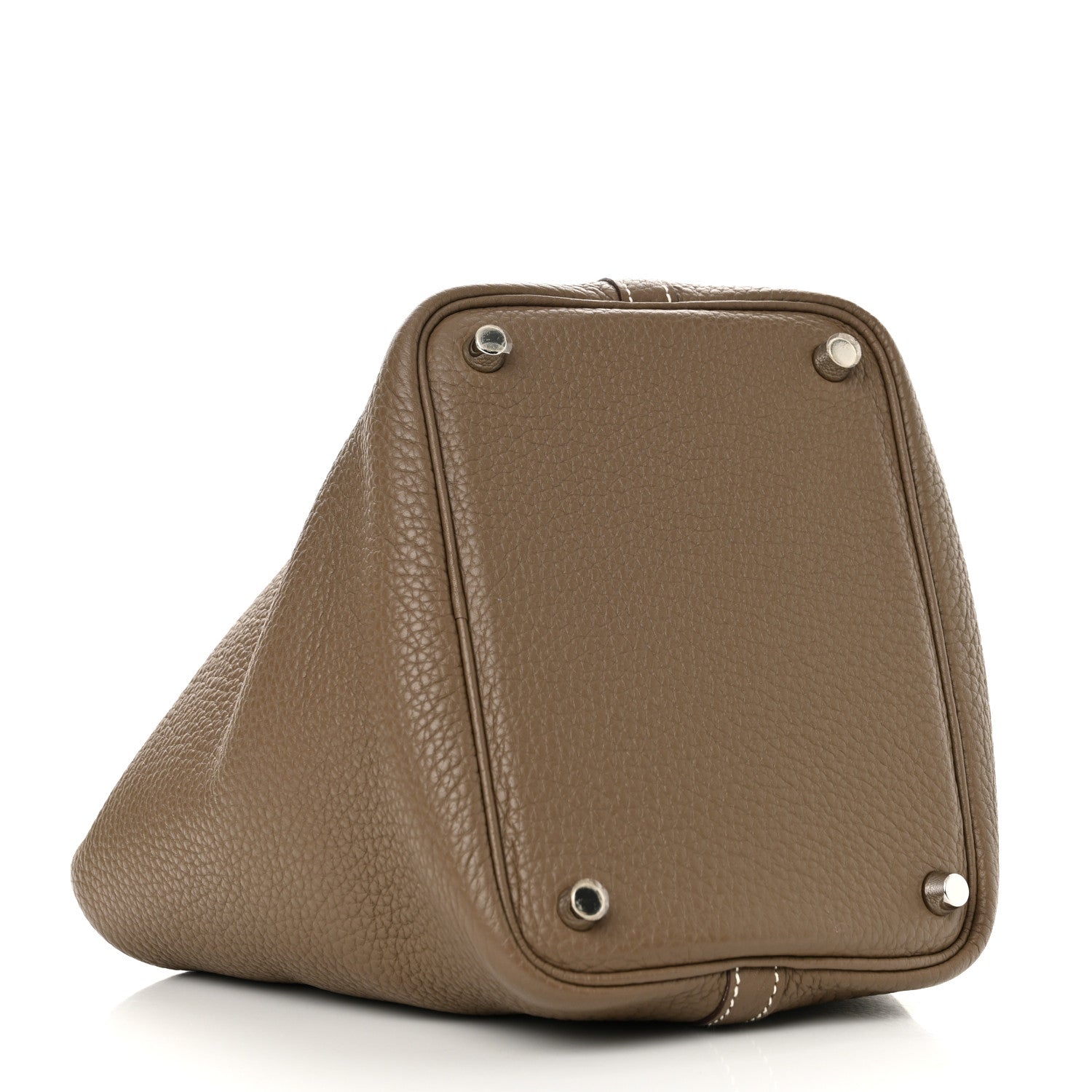 Hermes Taurillon Clemence Picotin Lock 18 PM Etoupe 4 of 12