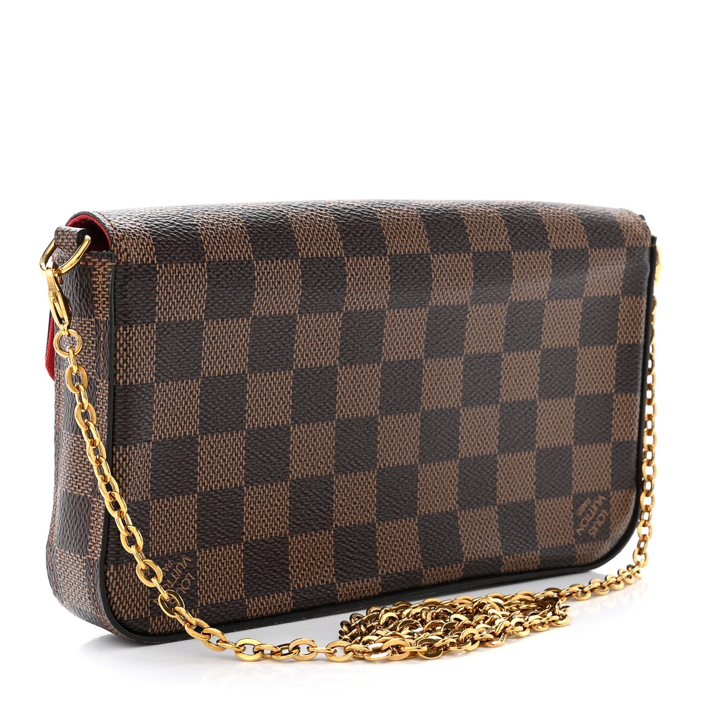 Damier Ebene Pochette Felicie Chain Wallet