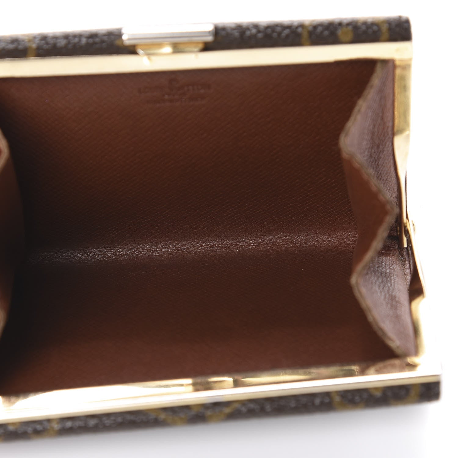 Louis Vuitton Monogram French Kiss Lock Coin Purse 5 of 10