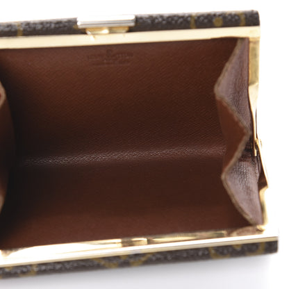 Louis Vuitton Monogram French Kiss Lock Coin Purse 5 of 10