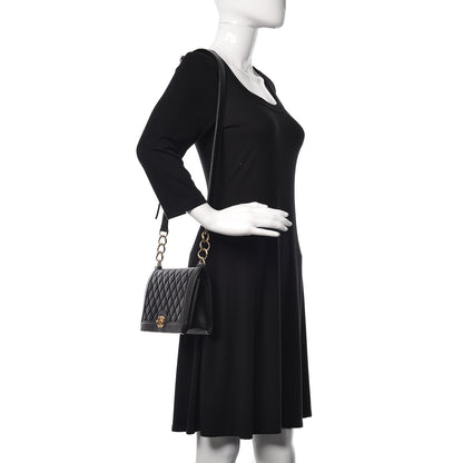 Chanel Grained Calfskin Quilted Medium Flap Black 2 of 10