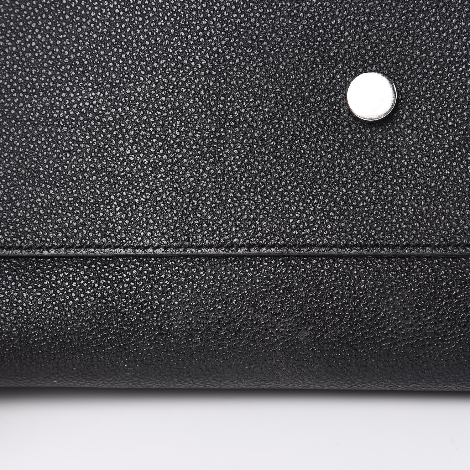 Saint Laurent Grained Calfskin Small Cabas Rive Gauche Black 14 of 21