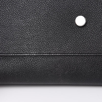 Saint Laurent Grained Calfskin Small Cabas Rive Gauche Black 14 of 21