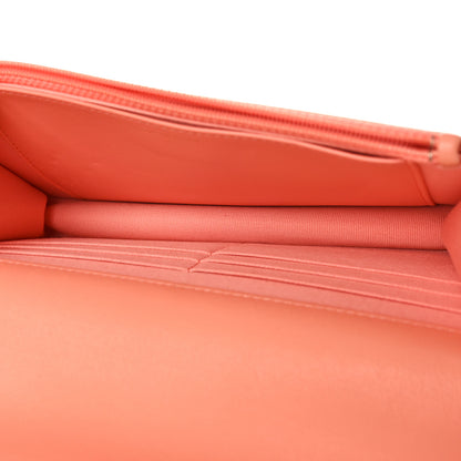 Chanel Lambskin Quilted Chanel 19 Wallet On Chain WOC Light Orange 5 of 10