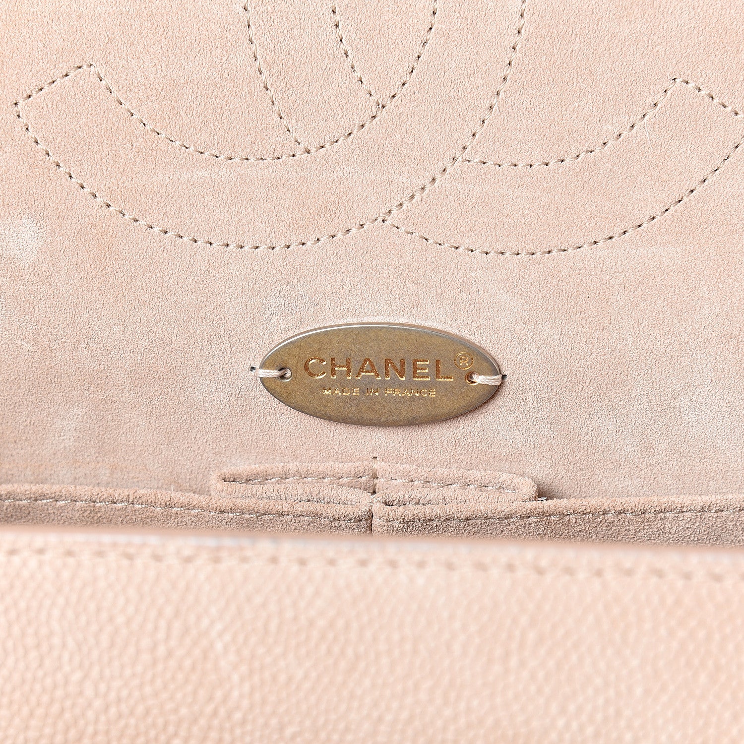 Chanel Grained Calfskin Jumbo Classic Pure Double Flap Nude 6 of 15