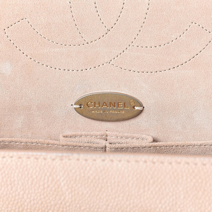 Chanel Grained Calfskin Jumbo Classic Pure Double Flap Nude 6 of 15