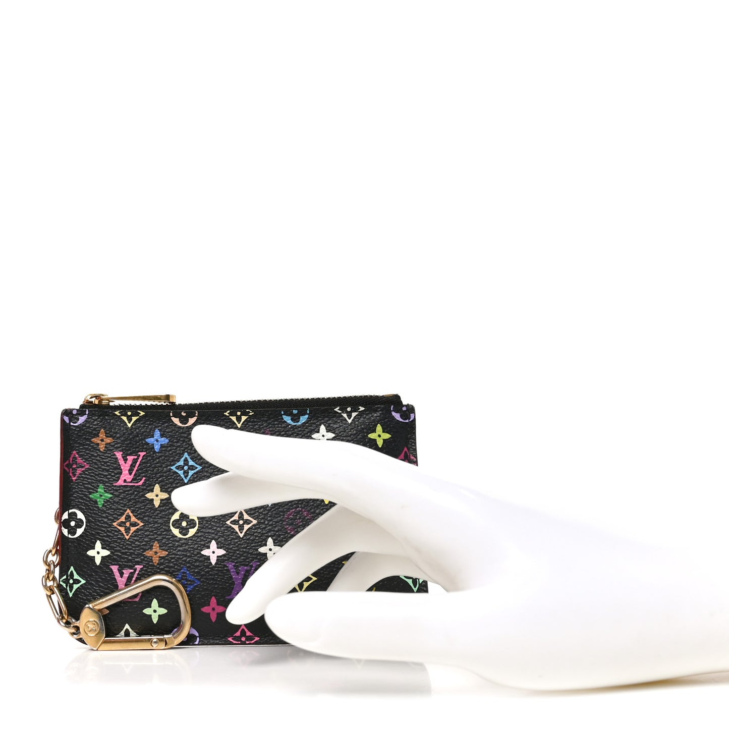 Monogram Multicolor Key Pouch Black Grenade