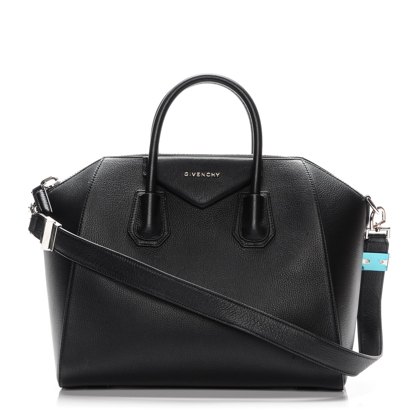 Sugar Goatskin Medium Antigona Black