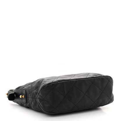 Chanel Calfskin Quilted Daily Hobo Black 4 of 11