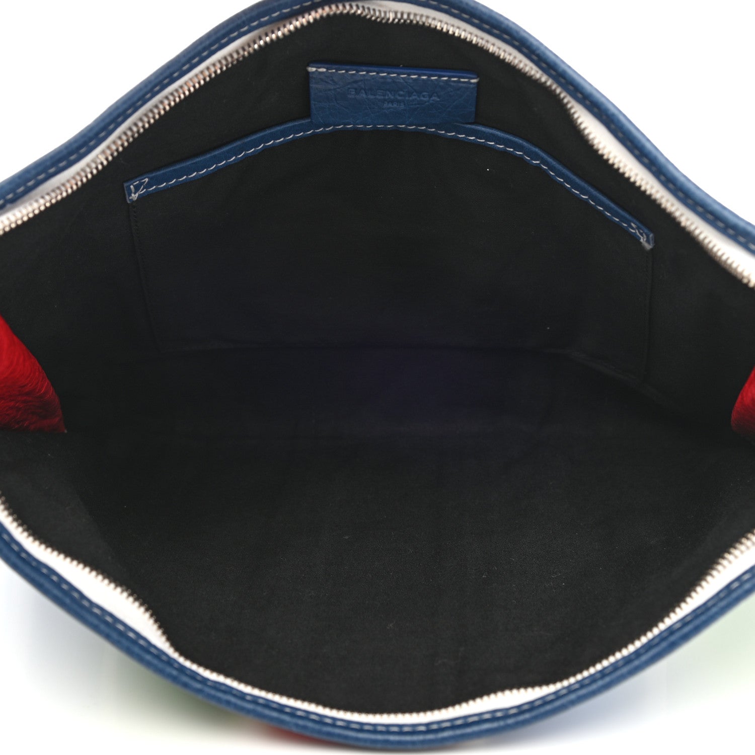 Balenciaga Veau Arena Multicolore Bazar Pouch Red White Blue Green 5 of 13