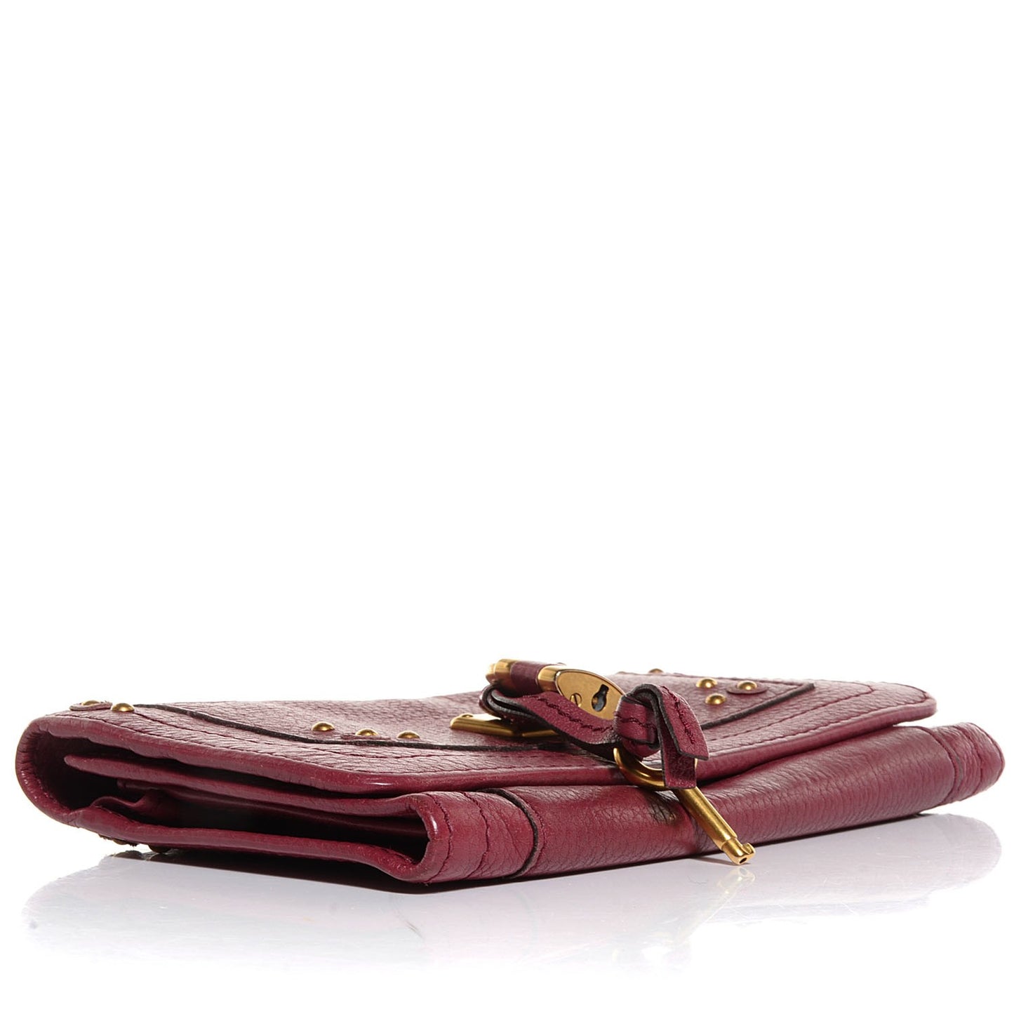 Calfskin Paddington Wallet Grenat