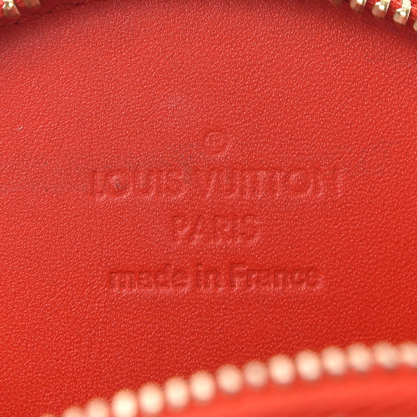 Vernis Roses Chapeau Coin Purse Orange Sunset