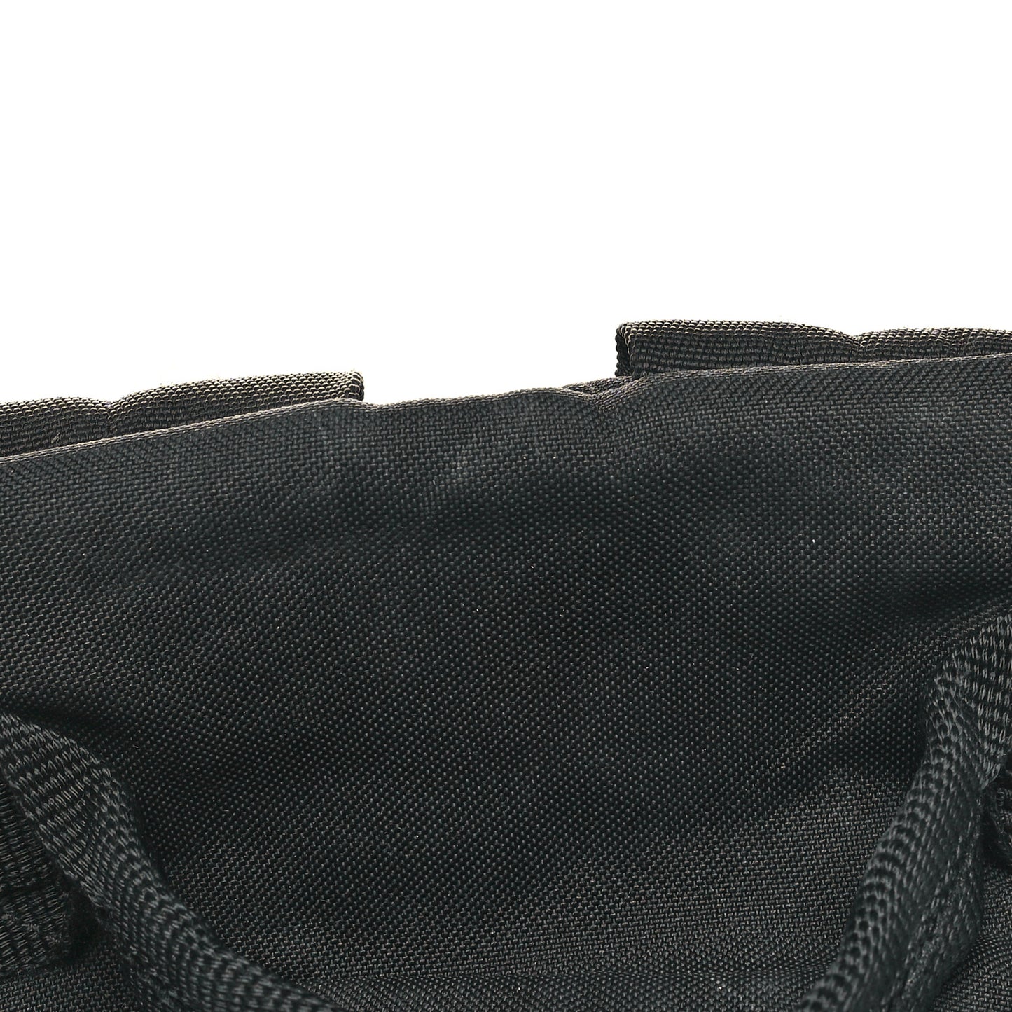 Nylon Logo Embroidered Medium Army Multicarry Backpack Black