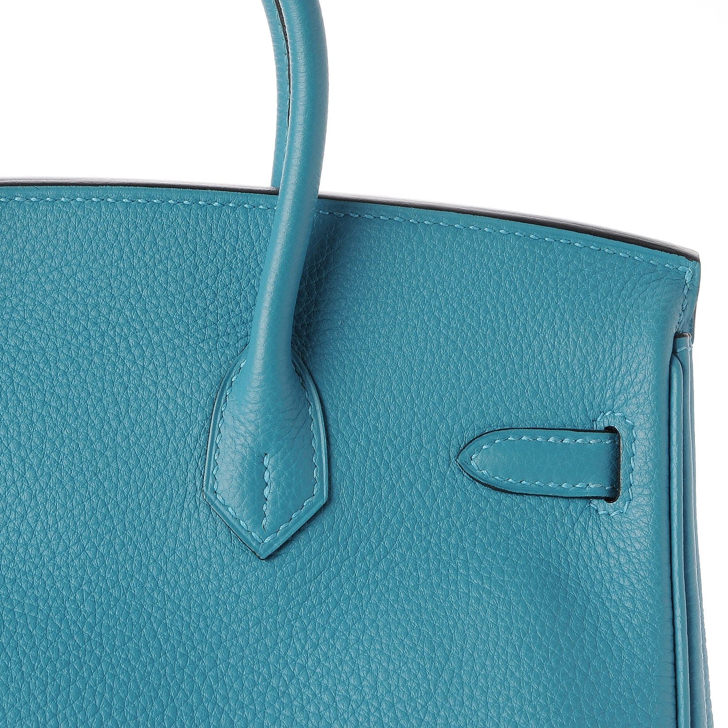 Hermes Togo Birkin 25 Turquoise 30 of 31