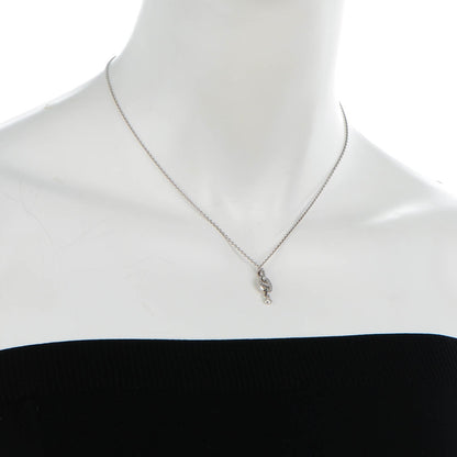 Hermes 18K White Gold Diamond PM Chaine d'Ancre Enchainee Necklace 2 of 6