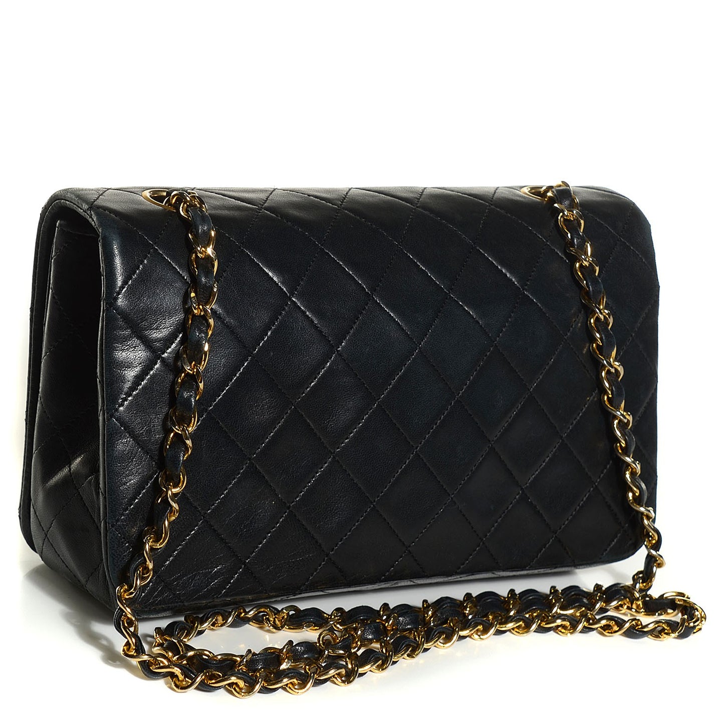 Lambskin Quilted Small Single Flap