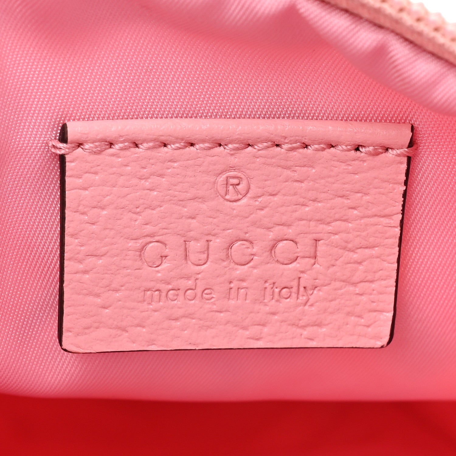 Gucci X THE NORTH FACE Econyl Nylon Barrel Shoulder Bag Ivory Turquoise Wild Rose 7 of 10