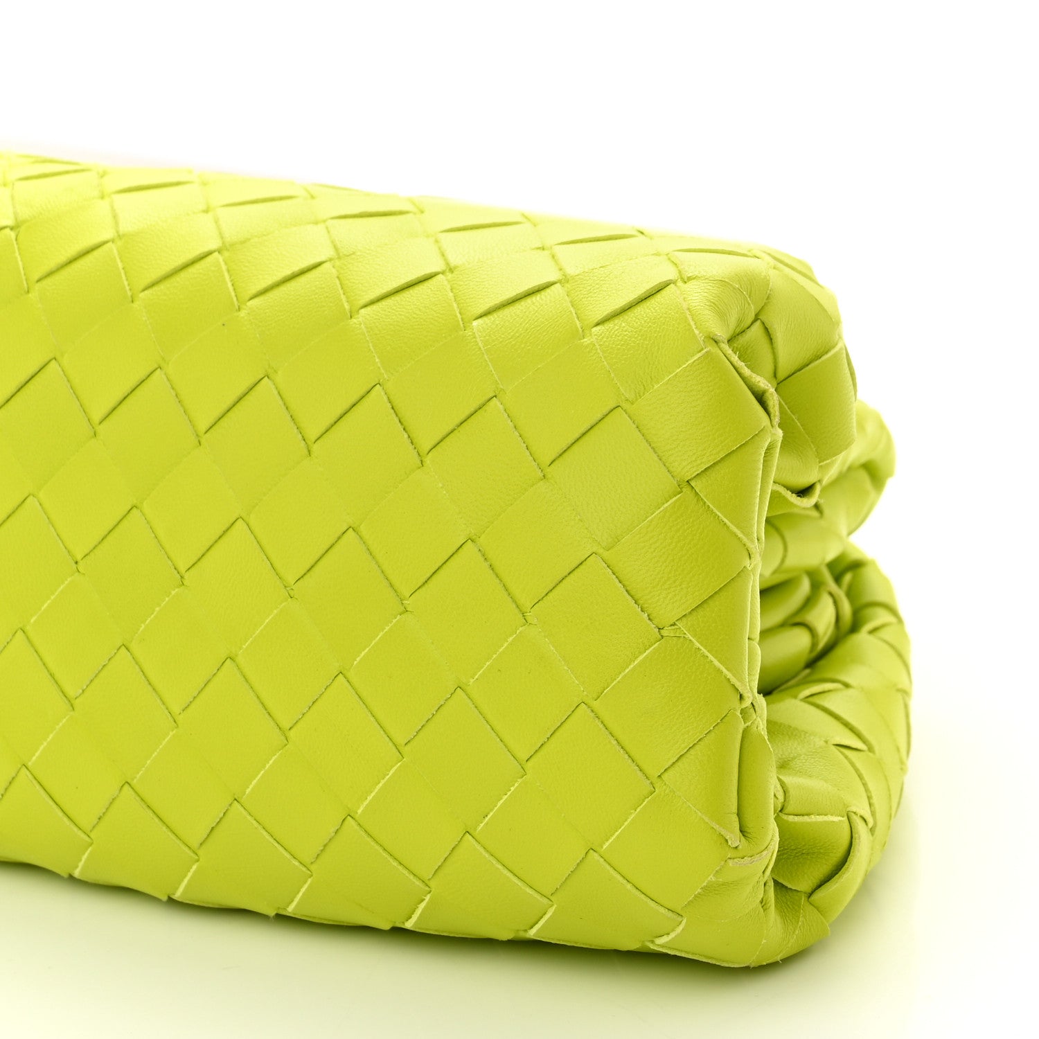 Bottega Veneta Nappa Maxi Intrecciato The Pouch Oversized Clutch Kiwi 11 of 11