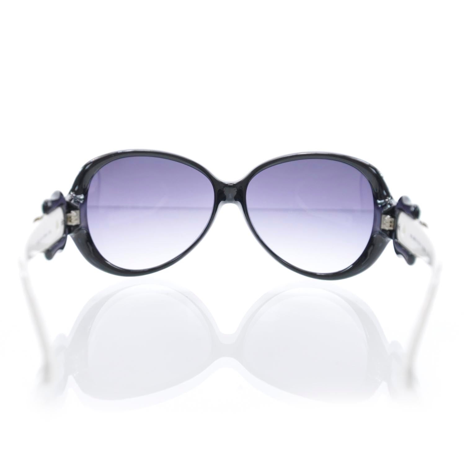 Fendi B Buckle Sunglasses FS382 Black White 3 of 6