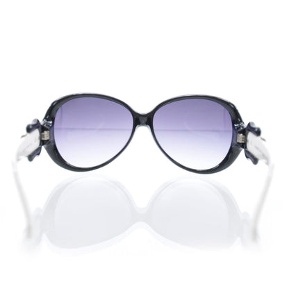 Fendi B Buckle Sunglasses FS382 Black White 3 of 6