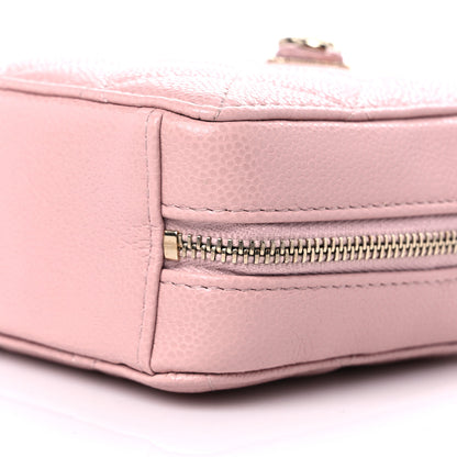 Chanel Caviar Quilted Clutch With Chain Light Pink 8 of 9